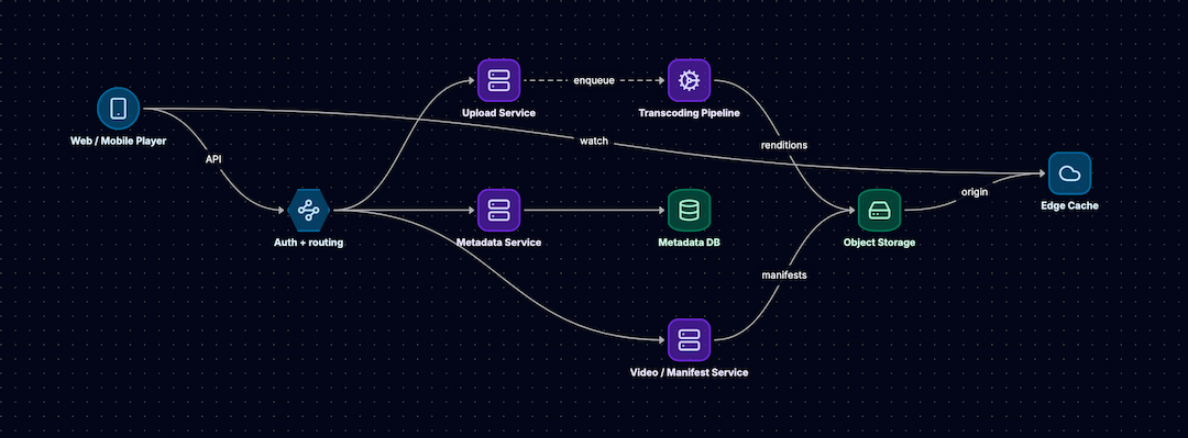 Designing a Large-Scale Video Streaming Platform